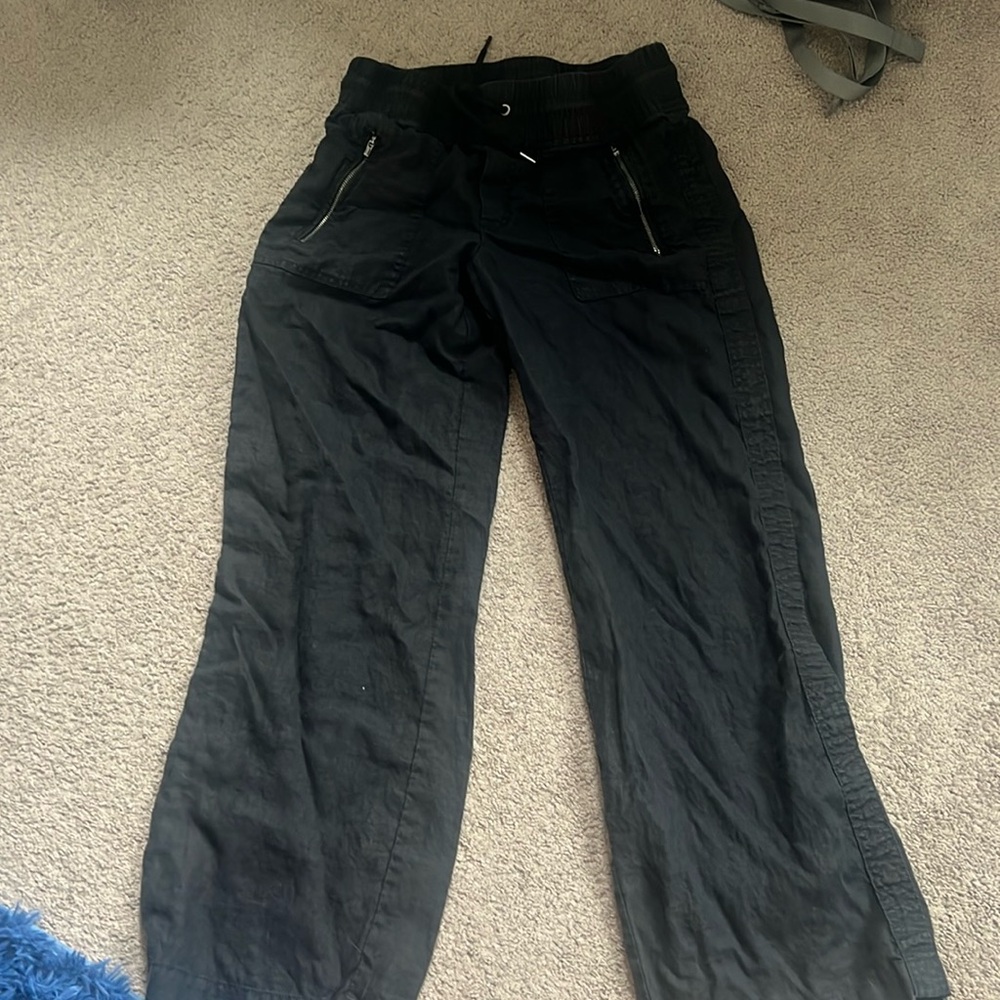 Athleta Cabo Linen Wide Leg pant